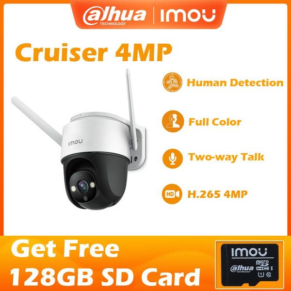 dahua imou cruiser 4mp full color wi-fi camera h.265 ptz outdoor ip66 weatherproof audio record night vsion ai human detection ip cameras
dahua imou cruiser 4mp full color wi-fi camera h.265 ptz outdoor ip66 weatherproof audio record night vsion ai human detection ip cameras