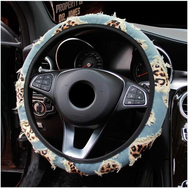 steering wheel covers leopard print denim car cover non-slip wear-resistant no inner ring elastic 38cm general auto parts interior
steering wheel covers leopard print denim car cover non-slip wear-resistant no inner ring elastic 38cm general auto parts interior