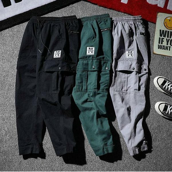 men's pants plus size 5xl mens cargo loose ankle banded harem korean fashion simple artistic casual joggers co8u, Black
men's pants plus size 5xl mens cargo loose ankle banded harem korean fashion simple artistic casual joggers co8u, Black