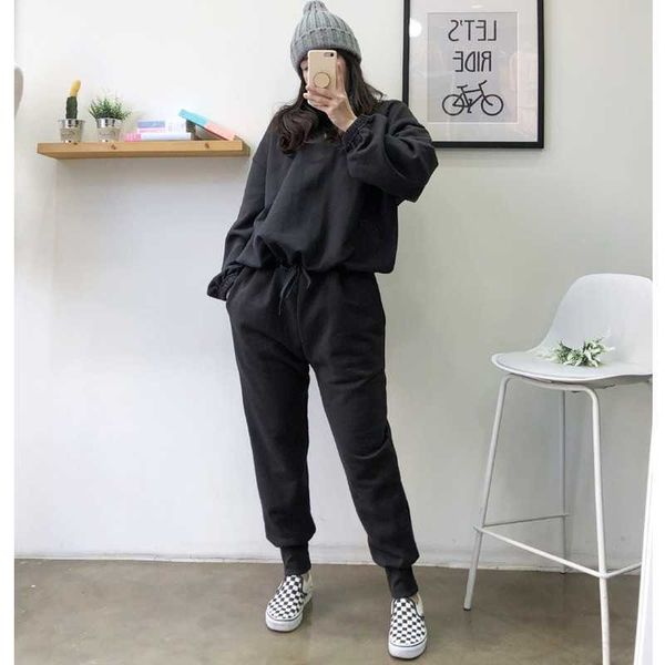 autumn winter 2 peice set women elegant pants s casual outfits jogger two piece korean sports suit black cotton tracksuit 210607, White
autumn winter 2 peice set women elegant pants s casual outfits jogger two piece korean sports suit black cotton tracksuit 210607, White