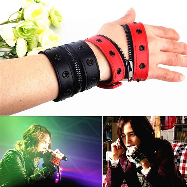 bangle punk gothic rock rivet conical stud wide leather wristband charm fashion neutral jewelry wholesale, Black
bangle punk gothic rock rivet conical stud wide leather wristband charm fashion neutral jewelry wholesale, Black