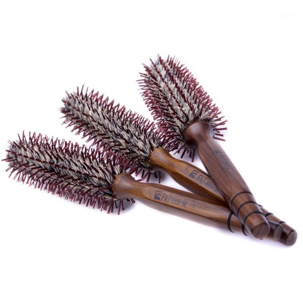 1pc natural boar bristle nylon wooden handle embossing hair brush beauty salon hairdressing barber comb1, Silver
1pc natural boar bristle nylon wooden handle embossing hair brush beauty salon hairdressing barber comb1, Silver