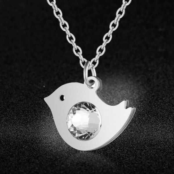 pendant necklaces super fashion big crystal stone 100% stainless steel bird charm necklace never tarnish jewelry wholesale special gift, Silver
pendant necklaces super fashion big crystal stone 100% stainless steel bird charm necklace never tarnish jewelry wholesale special gift, Silver