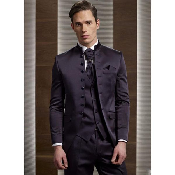 men's suits & blazers men suit 2021 three pieces (jacket+pants+vest) formal italian stand collar slim fit wedding for custom made male, White;black
men's suits & blazers men suit 2021 three pieces (jacket+pants+vest) formal italian stand collar slim fit wedding for custom made male, White;black
