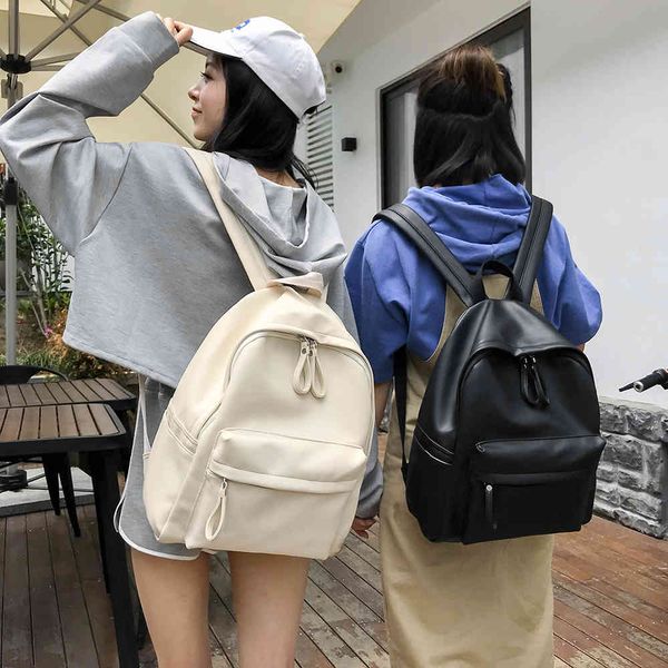 fashion women backpack solid color travel bagpack students school bags for teenager girls 2021 female
fashion women backpack solid color travel bagpack students school bags for teenager girls 2021 female