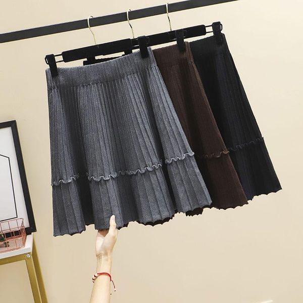 skirts oversized knit skirt for women 2021 spring autumn solid color elastic waist female temperament short knitted aq206, Black
skirts oversized knit skirt for women 2021 spring autumn solid color elastic waist female temperament short knitted aq206, Black