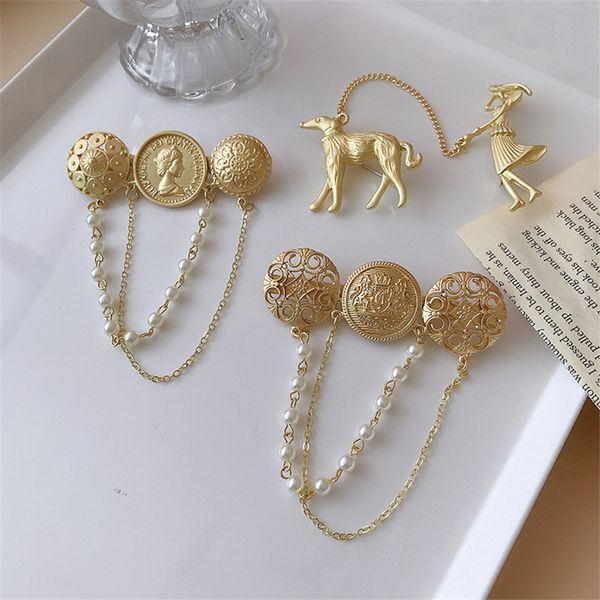 vintage baroque style portrait imitation pearl brooches women trendy funny dog tassel brooch pin jewelry accessories, Gray
vintage baroque style portrait imitation pearl brooches women trendy funny dog tassel brooch pin jewelry accessories, Gray