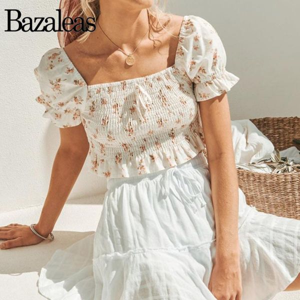 women's t-shirt bazaleas vintage elastic tshirt women retro pink floral prin elegant center bow, White
women's t-shirt bazaleas vintage elastic tshirt women retro pink floral prin elegant center bow, White