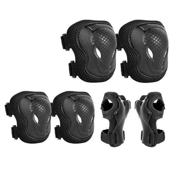 kids skate pads set knee elbow wrist 6pcs adjustable skateboard protective gear kit for cycling &, Black;gray
kids skate pads set knee elbow wrist 6pcs adjustable skateboard protective gear kit for cycling &, Black;gray