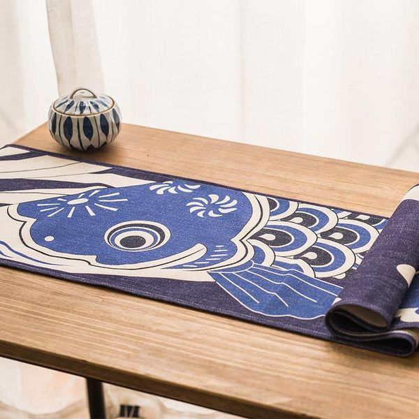 mats & pads japan style imitation wax printing blue carp flag antependium cotton linen tv ark dustproof cover tea table mat drink coasters
mats & pads japan style imitation wax printing blue carp flag antependium cotton linen tv ark dustproof cover tea table mat drink coasters