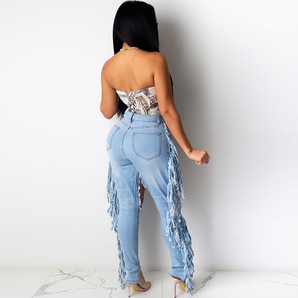 women's jeans est fashion women holes ripped tassel ruffles pencil bottom long high waist tight girls pants 7m26, Blue
women's jeans est fashion women holes ripped tassel ruffles pencil bottom long high waist tight girls pants 7m26, Blue