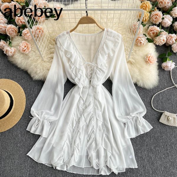 korean white dress women puff sleeve party dresses summer streetwear midi sundress 210512, Black;gray
korean white dress women puff sleeve party dresses summer streetwear midi sundress 210512, Black;gray