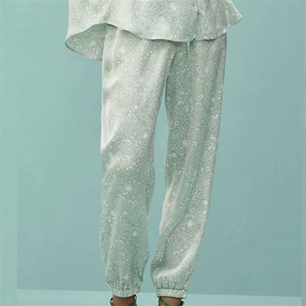 women summer za print harem pants elastic waist drawstring bow tie female fashion street sweet trousers clothes 210513, Black;white
women summer za print harem pants elastic waist drawstring bow tie female fashion street sweet trousers clothes 210513, Black;white