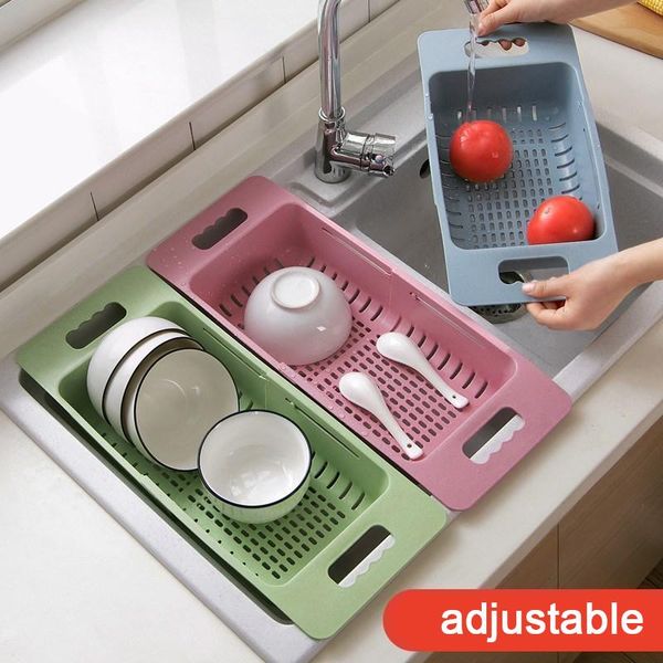 retractable kitchen sink storage rack drain basket plastic fruit shelf tool & organization
retractable kitchen sink storage rack drain basket plastic fruit shelf tool & organization