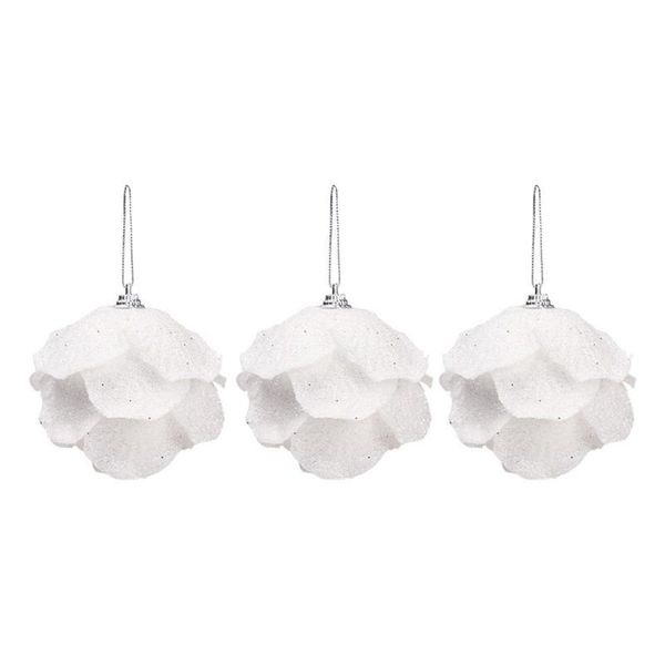 party decoration 3 pcs christmas tree pendant ball creative flashing ornaments white petal foam balls for xmas home decor
party decoration 3 pcs christmas tree pendant ball creative flashing ornaments white petal foam balls for xmas home decor