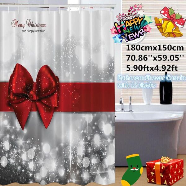 christmas red bow knot printed 180x180cm shower curtain pedestal rug lid toilet cover mat non-slip bath set bathroom curtains
christmas red bow knot printed 180x180cm shower curtain pedestal rug lid toilet cover mat non-slip bath set bathroom curtains
