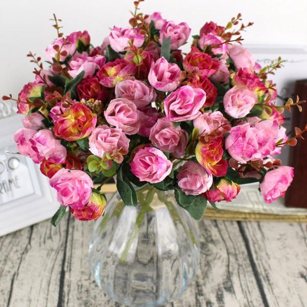 decorative flowers & wreaths 1 bouquet 21 heads artificial bridal rose tea flower silk fake flores for diy home party wedding decor
decorative flowers & wreaths 1 bouquet 21 heads artificial bridal rose tea flower silk fake flores for diy home party wedding decor