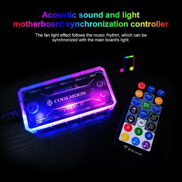 remote control rgb led light computer case smart cooling fan music controller fans & coolings
remote control rgb led light computer case smart cooling fan music controller fans & coolings