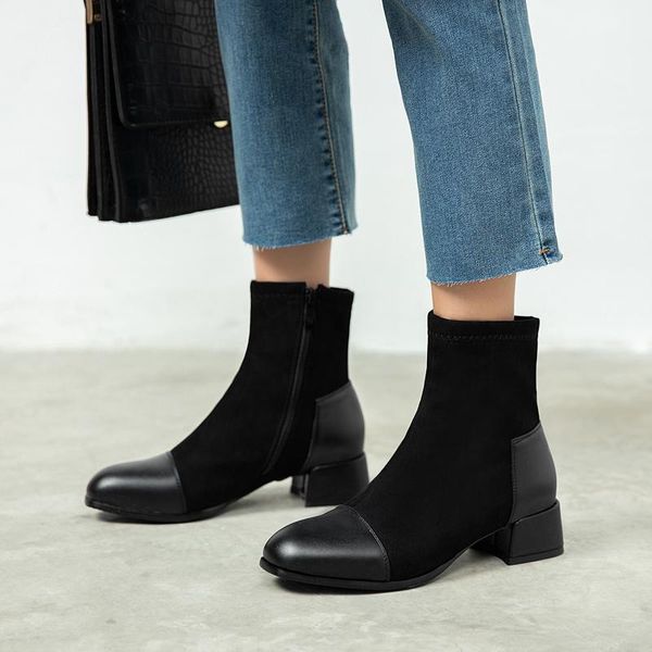 boots plus size 34-48 nature flock leather ankle side zipper black brown autumn winter women fashion ladies short
boots plus size 34-48 nature flock leather ankle side zipper black brown autumn winter women fashion ladies short
