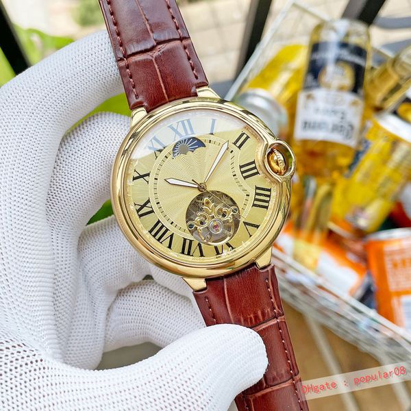 watches fashion mens watch automatic mechanical 46mm men wristwatch boutique wristband montre de luxe business style swimming 21s, Slivery;brown
watches fashion mens watch automatic mechanical 46mm men wristwatch boutique wristband montre de luxe business style swimming 21s, Slivery;brown