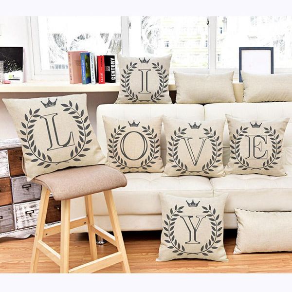characters of the english alphabet crown garland pattern printing throw linen pillow case home sofa decorative cushion cover cushion/decorat
characters of the english alphabet crown garland pattern printing throw linen pillow case home sofa decorative cushion cover cushion/decorat