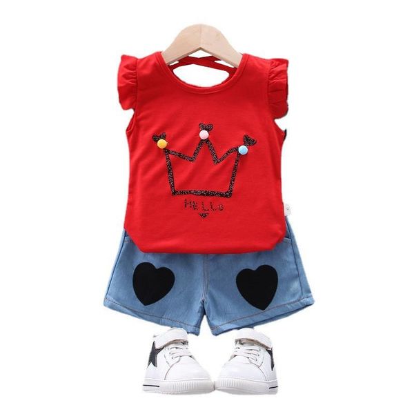 clothing sets fashion summer baby clothes suit children girls cartoon casual vest shorts 2pcs/sets toddler sport kids tracksuits, White
clothing sets fashion summer baby clothes suit children girls cartoon casual vest shorts 2pcs/sets toddler sport kids tracksuits, White