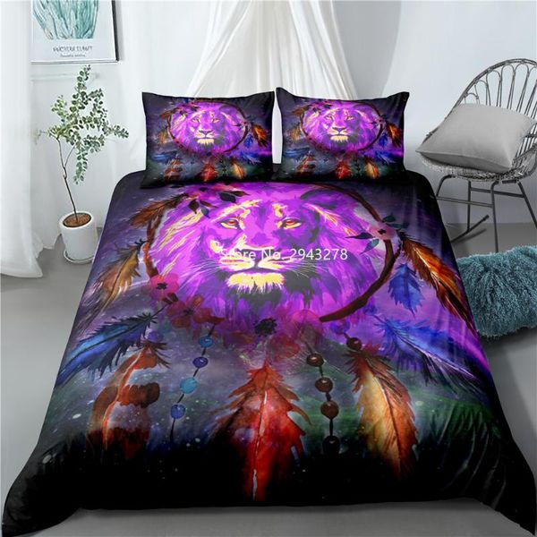 children bedroom decoration dream catcher animal tiger lion pattern bedding set duvet covered pillowcase home textiles sets
children bedroom decoration dream catcher animal tiger lion pattern bedding set duvet covered pillowcase home textiles sets