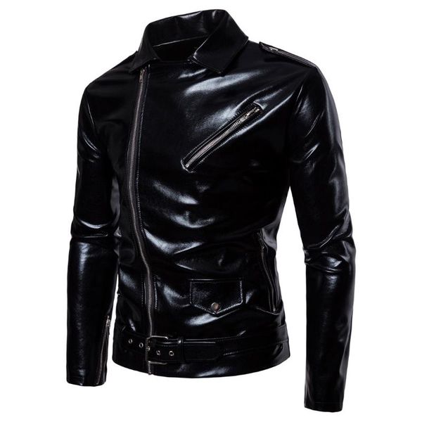 men's fur & faux the autumn 2021 male locomotive leather shiny european yards black jacket
men's fur & faux the autumn 2021 male locomotive leather shiny european yards black jacket