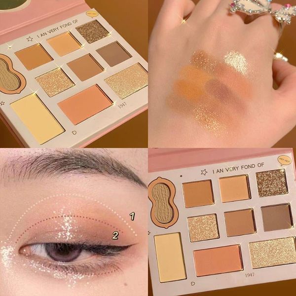 eye shadow 10 color cute peanut eyeshadow colorful matte pallete glitter pigment waterproof makeup maquillage
eye shadow 10 color cute peanut eyeshadow colorful matte pallete glitter pigment waterproof makeup maquillage