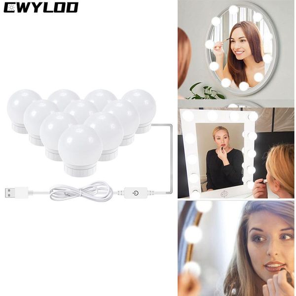 bulbs usb led makeup mirror light 5v touch switch stepless dimming three-color hollywood front
bulbs usb led makeup mirror light 5v touch switch stepless dimming three-color hollywood front