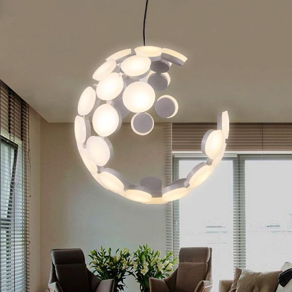 pendant lamps italian designer lamp creative moon white black color suspension bedroom dining room kitchen island chandelier
pendant lamps italian designer lamp creative moon white black color suspension bedroom dining room kitchen island chandelier