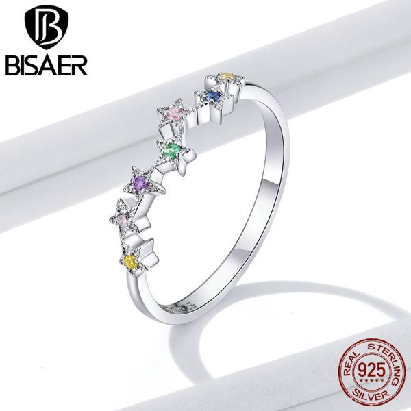 cluster rings bisaer rainbow stars 925 sterling silver stackable colorful zirconia finger ring for women wedding luxury jewelry efr133, Golden;silver
cluster rings bisaer rainbow stars 925 sterling silver stackable colorful zirconia finger ring for women wedding luxury jewelry efr133, Golden;silver