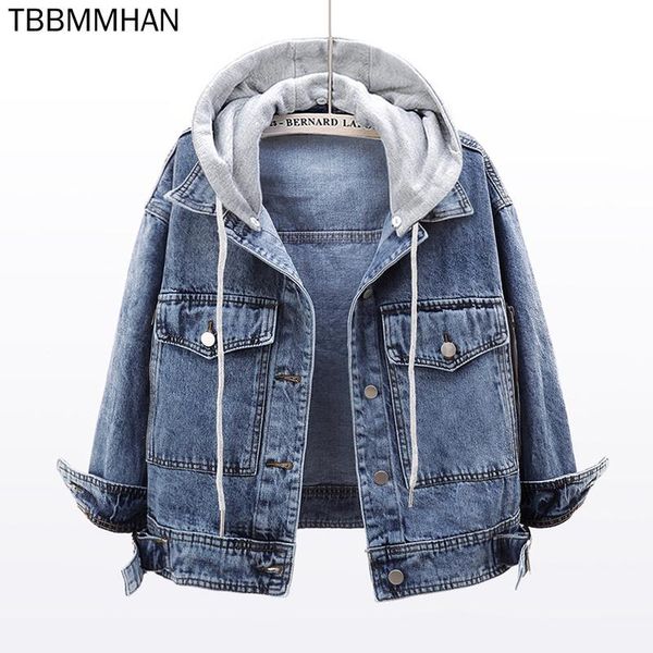 women's jackets 2021 luxury designer women autumn vintage blue removable hooded denim jacket outerwear loose short jeans female, Black;brown
women's jackets 2021 luxury designer women autumn vintage blue removable hooded denim jacket outerwear loose short jeans female, Black;brown