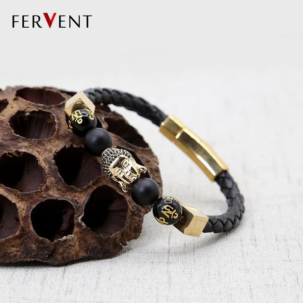 charm bracelets customized black onyx beads stainess steel cube leather bangle buddhist clasp bracelet zircon cz stone om buddha, Golden;silver
charm bracelets customized black onyx beads stainess steel cube leather bangle buddhist clasp bracelet zircon cz stone om buddha, Golden;silver