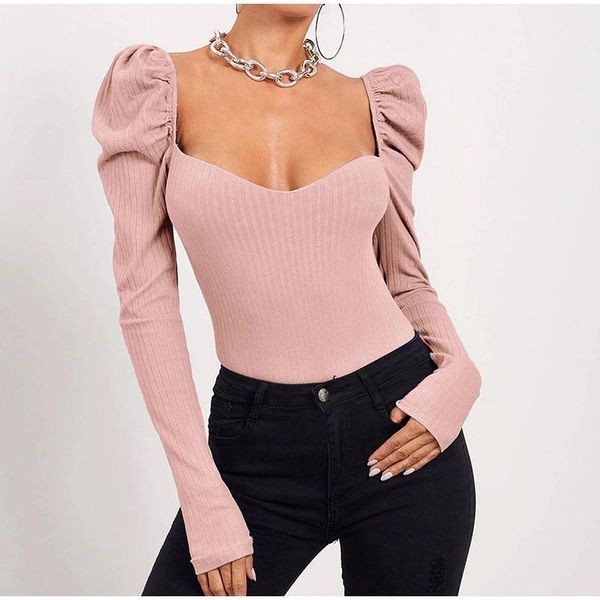 women's sweaters puff long sleeve sweater women solid knitted pullover ladies chic ins slim jumper autumn fashion blouse 2021, White;black
women's sweaters puff long sleeve sweater women solid knitted pullover ladies chic ins slim jumper autumn fashion blouse 2021, White;black