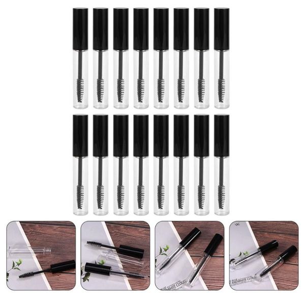 storage bottles & jars 16pcs 10ml refillable clear mascara cream containers for castor oil
storage bottles & jars 16pcs 10ml refillable clear mascara cream containers for castor oil