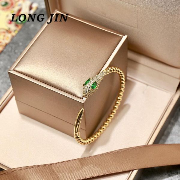 bangle 2021fashion snake bracelet for women copper plated gold color micro-set zircon opening adjustable jewelry couple gift, Black
bangle 2021fashion snake bracelet for women copper plated gold color micro-set zircon opening adjustable jewelry couple gift, Black