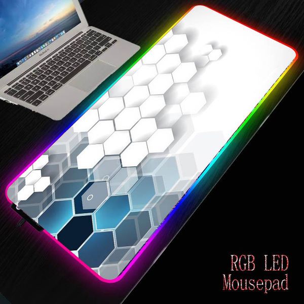 mouse pads & wrist rests mrg abstract art hexagon black large pad rgb led light gaming mousepad anti-slip with locking edge mat
mouse pads & wrist rests mrg abstract art hexagon black large pad rgb led light gaming mousepad anti-slip with locking edge mat