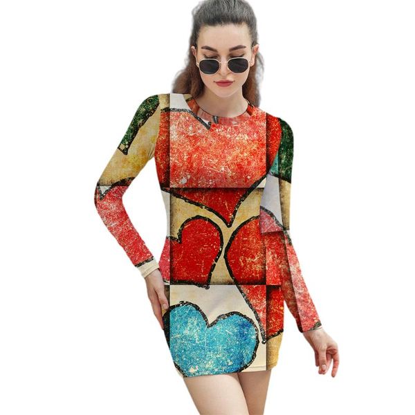 casual dresses fashion polyester dress ladies summer tight european and american ethnic style long-sleeved, Black;gray
casual dresses fashion polyester dress ladies summer tight european and american ethnic style long-sleeved, Black;gray