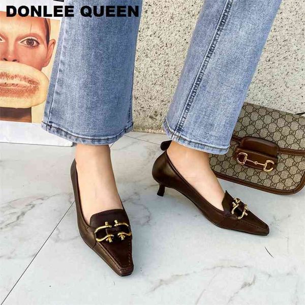 spring med heel pumps shoe brand metal buckle shoe for party fashion square toe retro shallow casual 210619, Black
spring med heel pumps shoe brand metal buckle shoe for party fashion square toe retro shallow casual 210619, Black