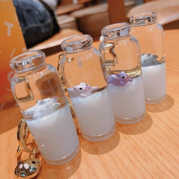 keychains cow milk cat drinks acrylic keychain moving liquid bottle keyrings women couple car bag charm keyring jewelry gifts, Silver
keychains cow milk cat drinks acrylic keychain moving liquid bottle keyrings women couple car bag charm keyring jewelry gifts, Silver