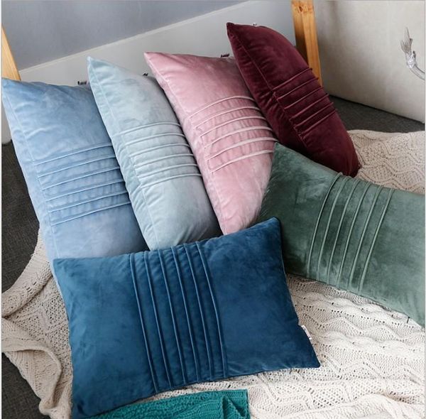 supersoft velvet hand pleat embroidered cushion cover solid pink blue home decorative pillow lumber case 30x50cm cushion/decorative
supersoft velvet hand pleat embroidered cushion cover solid pink blue home decorative pillow lumber case 30x50cm cushion/decorative