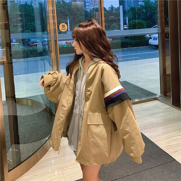 jacket 2021 korean winter fashions long windbreaker retro loose baseball jacket oversized jackets, Black;brown
jacket 2021 korean winter fashions long windbreaker retro loose baseball jacket oversized jackets, Black;brown
