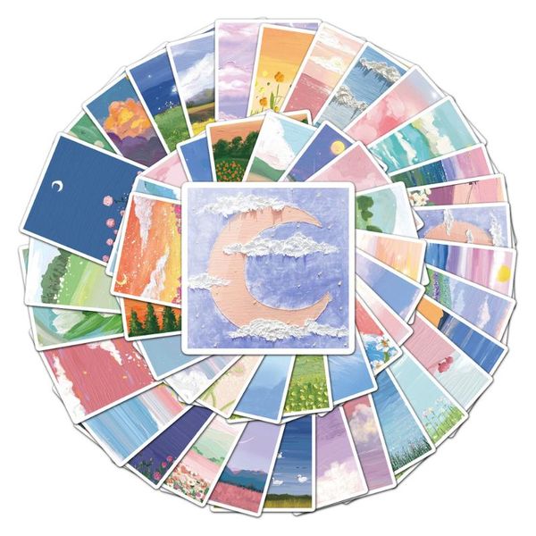 gift wrap 50pcs aesthetic oil painting landscape stickers for notebooks scrapbook stationery sticker scrapbooking material craft supplies
gift wrap 50pcs aesthetic oil painting landscape stickers for notebooks scrapbook stationery sticker scrapbooking material craft supplies
