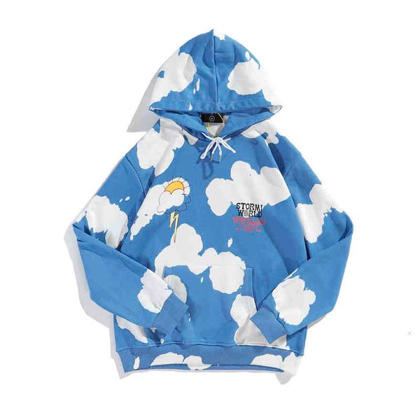 men's hoodies & sweatshirts men's designer hoodie blue cloud casual travis scott print luxury summer 97f3, Black
men's hoodies & sweatshirts men's designer hoodie blue cloud casual travis scott print luxury summer 97f3, Black