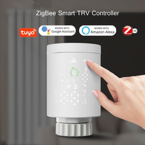 smart home control tuya actuator zigbee3.0 radiator programmable thermostatic valve temperature controller
smart home control tuya actuator zigbee3.0 radiator programmable thermostatic valve temperature controller