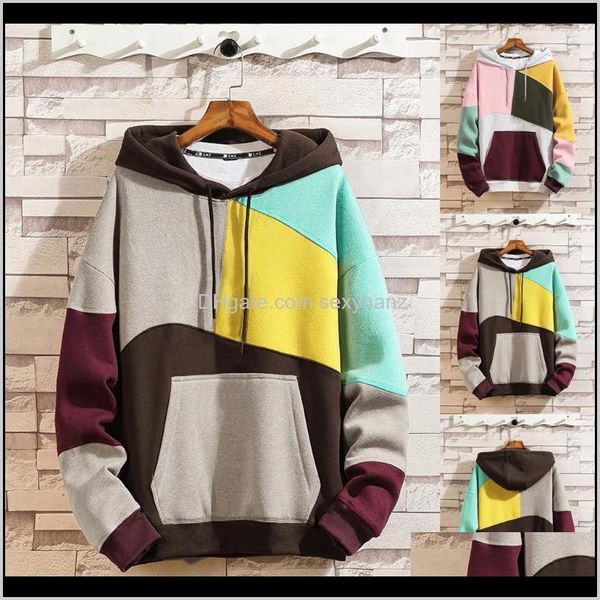 hoodies & sweatshirts mens clothing apparel drop delivery 2021 style hangs hooded loose stitching tide trendy color matching couple winter s, Black
hoodies & sweatshirts mens clothing apparel drop delivery 2021 style hangs hooded loose stitching tide trendy color matching couple winter s, Black