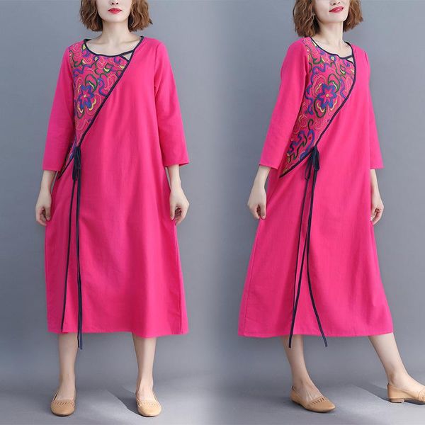 casual dresses autumn dress 2021 female chinese style embroidery folk retro vintage derss vietnam tea meditation ta1282, Black;gray
casual dresses autumn dress 2021 female chinese style embroidery folk retro vintage derss vietnam tea meditation ta1282, Black;gray