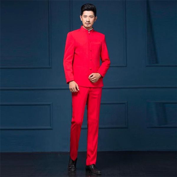 men's suits & blazers chinese tunic young dresses slim fashion chorus costumes tang banquet traje de hombre para boda gitana, White;black
men's suits & blazers chinese tunic young dresses slim fashion chorus costumes tang banquet traje de hombre para boda gitana, White;black
