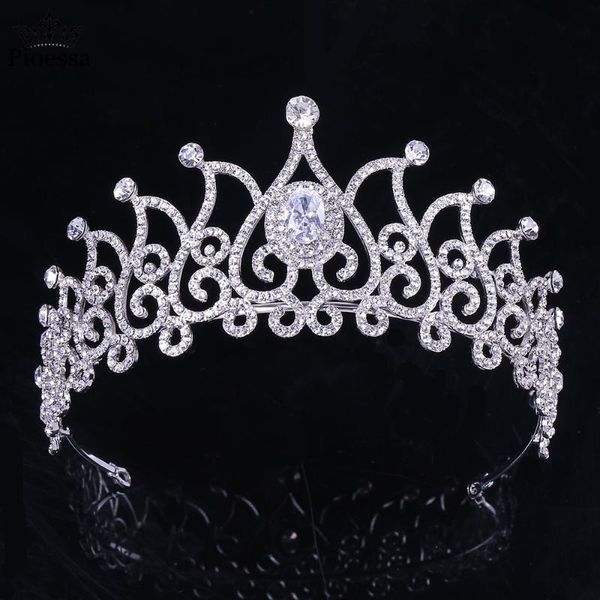 pioessa zircon fashion tiaras and crowns wedding hair accessories princess bride crown rhinestones tiara jewelry gift clips & barrettes, Golden;silver
pioessa zircon fashion tiaras and crowns wedding hair accessories princess bride crown rhinestones tiara jewelry gift clips & barrettes, Golden;silver